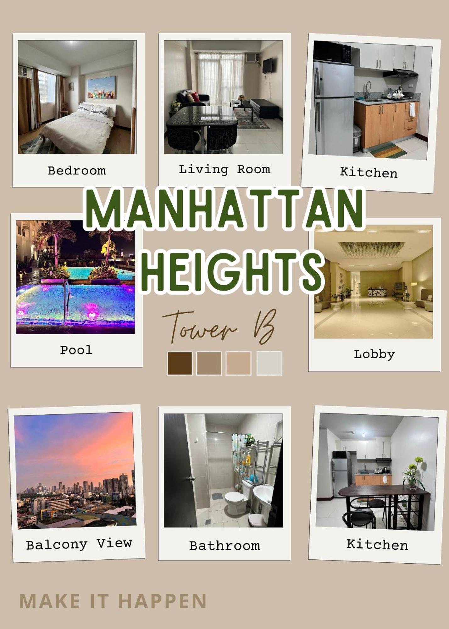 Manhattan Heights Towerb In Araneta Cubao 5Mins Walk To Smart Araneta Aparthotel Μανίλα Εξωτερικό φωτογραφία